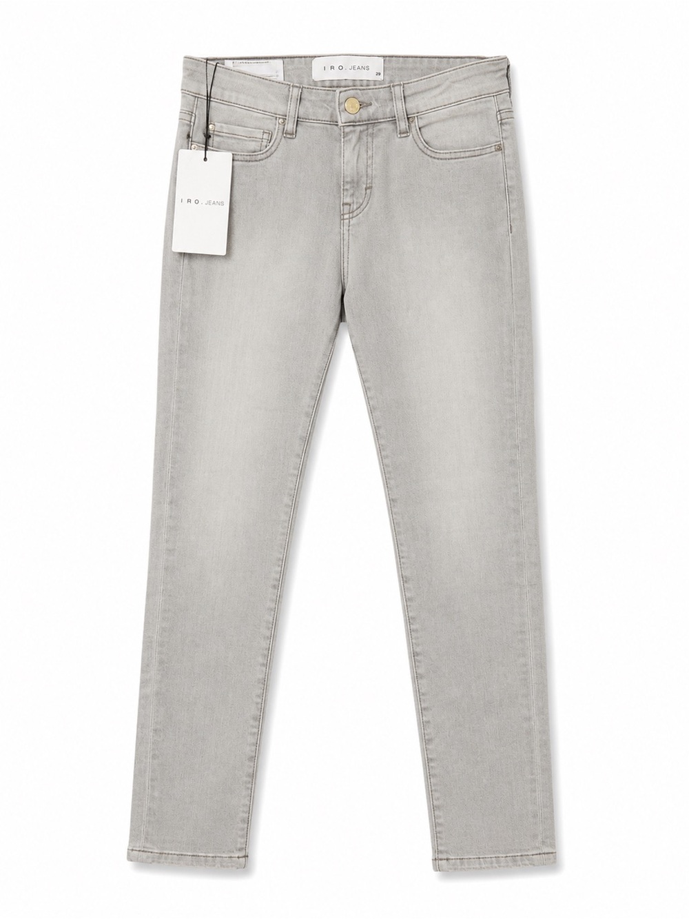 NWT IRO Light Gray Slim Low Rise Jeans | $425 MSRP